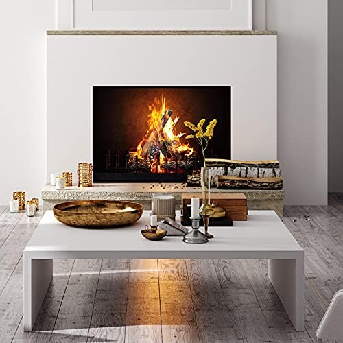 Skyflame Small Gas Fireplace Logs - 4 Pcs Ceramic Wood Logs