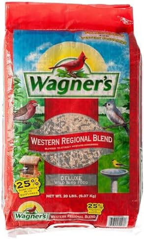 Wagner's 62008 Western Regional Blend Wild Bird Food, 20-Pound Bag