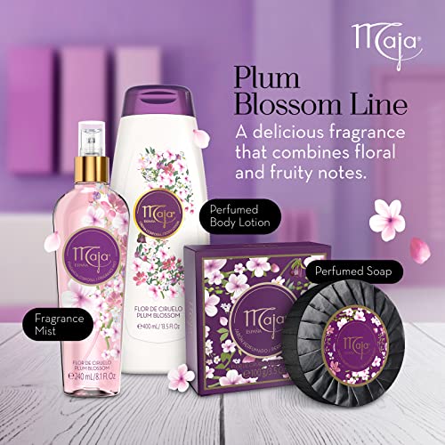 Maja Plum Blossom Body Lotion, Perfumed Body Lotion with Almond Oil and Vitamin E for Dry Skin, Keeping your Skin Hydrated