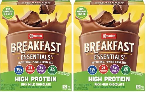 Carnation Breakfast Essentials High Protein Nutritional Powder Drink Mix