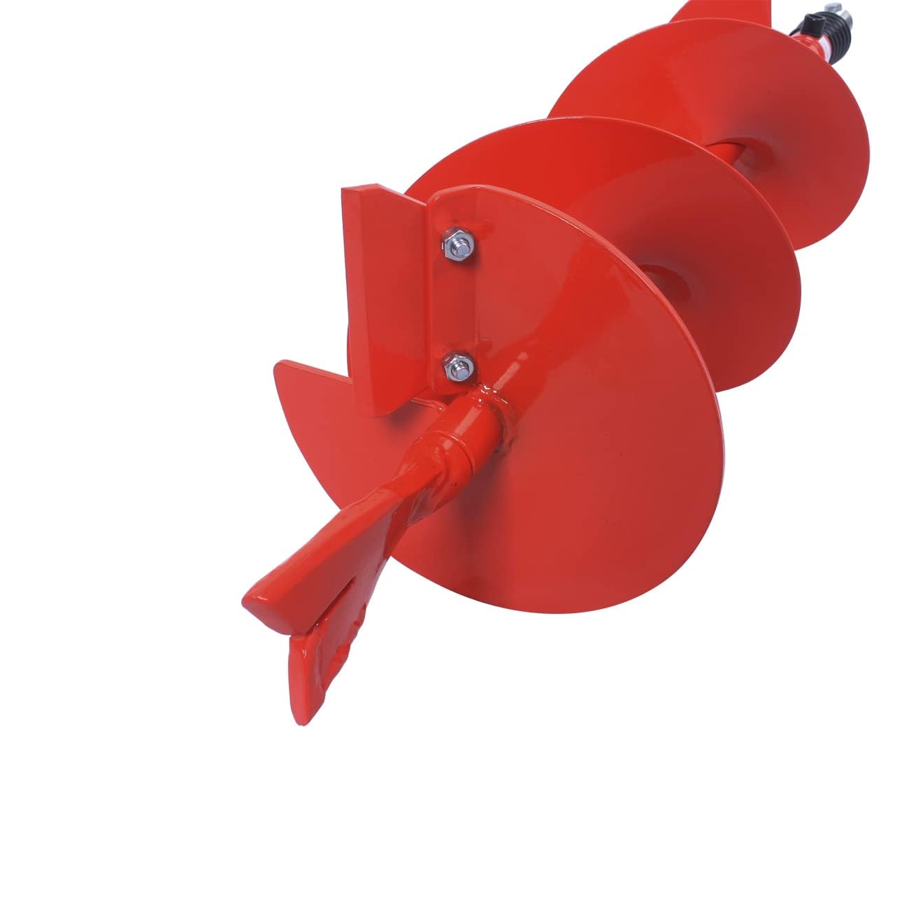THUNDERBAY 6 Inch Diameter 36 Inch Long Earth Auger Bit with Fishtail Point and Patent Shock Spring