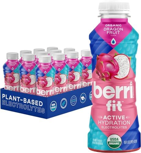Berri Fit Hydration, 4ct, Organic Dragon Fruit Flavor Natural Sports Drink