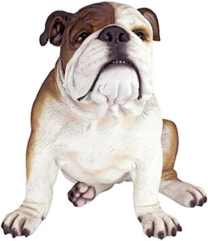 Design Toscano Buster the Bulldog Sculpture 16 Inch