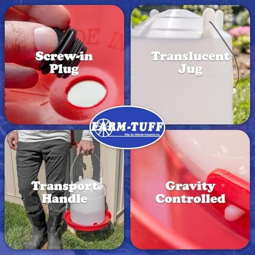FARM-TUFF Plastic Easy Fill Poultry Waterer