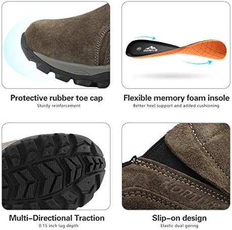 NORTIV 8 Men's Slip On Loafer Walking Shoes
