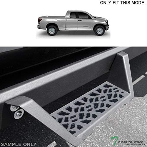 Matte Black Modular Drop Step Side Nerf Bars Rail Running Boards Compatible with 07-21 Toyota Tundra Double (Extended) Cab