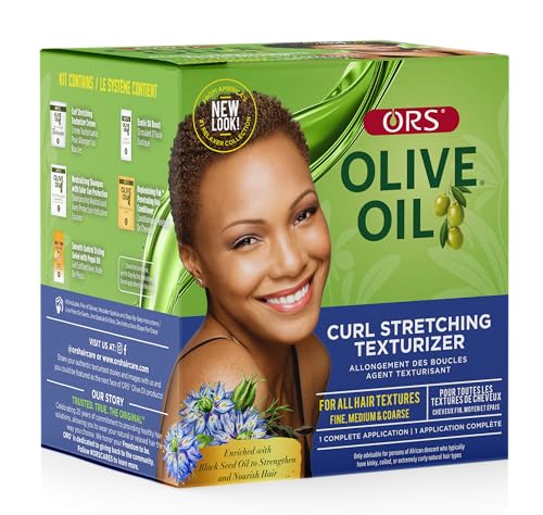 ORS Olive Oil Curl Stretching Texturizer Kit with the Power of Exotic Oils - All Textures