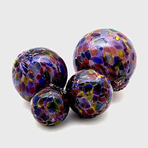 Totally Blown Glassworks Pond Float. Handmade Blown Glass, Garden Gazing Ball, Table Centerpiece
