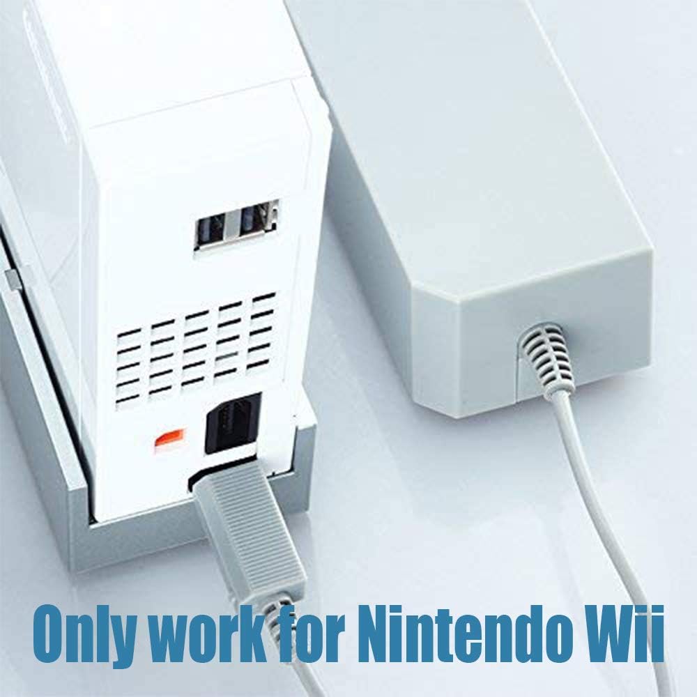 4 in 1 Wii Replacement Cables Set - AC Power Adapter, Wii to HDMI Converter, Wired Motion Sensor Bar and Composite AV Cable