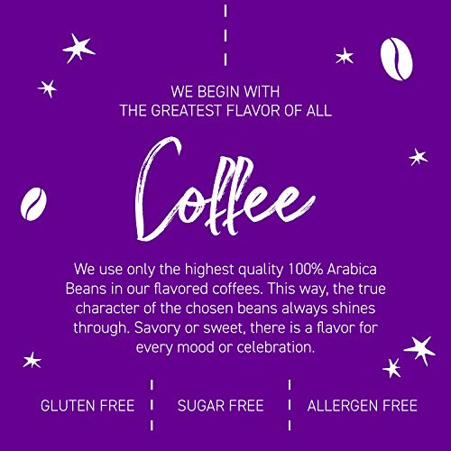 Joffrey's Coffee - Toasted S'Mores, Flavored Coffee, Artisan Medium Roast, Arabica Beans, Marshmallow, Graham Cracker, & Chocolate Flavor, Gluten-Free, No Sugar (Ground, 16 oz)