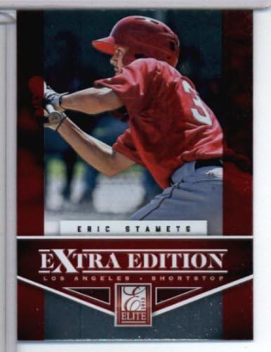 2012 Donruss Elite Extra Baseball Card # 67 Eric Stamets Los Angeles Angels