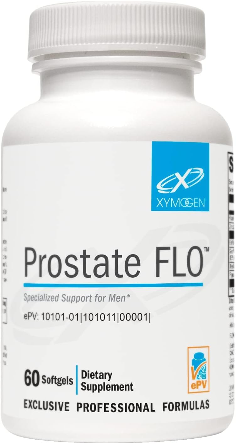 XYMOGEN Prostate FLO - Botanical & Nutrient Supplement for Men’s Urinary Tract & Lower Urinary Function Support - Saw Palmetto