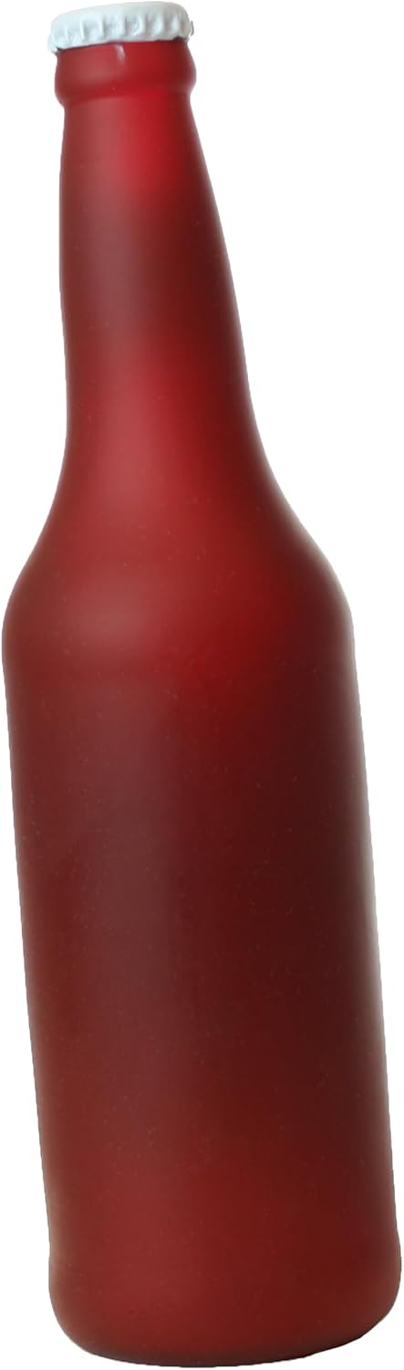 SILLY SQUEAKERS Tuffy Beer Bottle Dog Toy: Squeaky Dog Toy, Washable and Floats, Vinyl