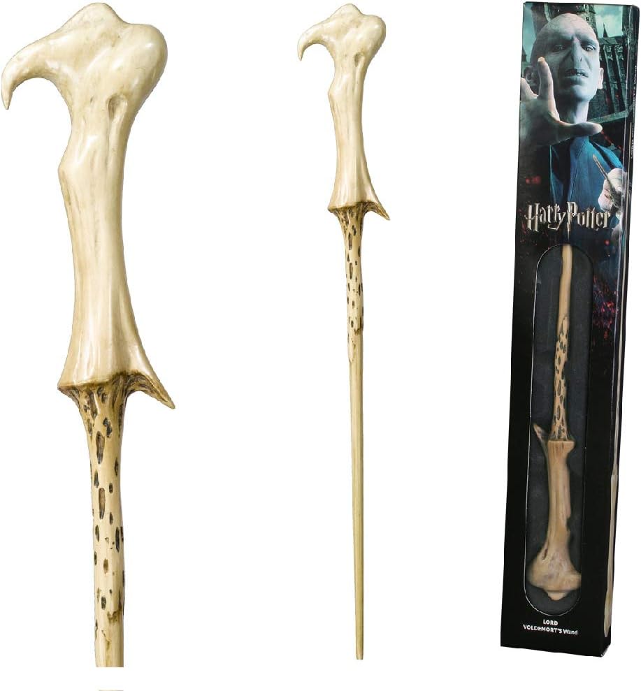 The Noble Collection - Lord Voldemort Wand in A Standard Windowed Box - 15in (37cm) Wizarding World Wand - Harry Potter Film Set Movie Props Wands