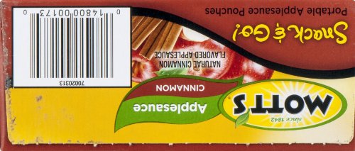 Mott's Cinnamon Applesauce, 3.2 oz clear pouches, 12 count