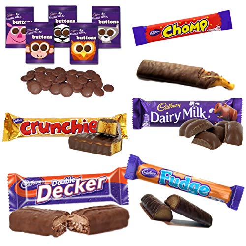Cadbury Chocolate Gift Box - Bulk Chocolate Bars and Bags of Cadbury Chocolate Favourites (60 Bars)