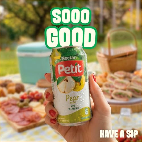 Petit Pineapple Nectar, 330 ml Cans (Pack of 24) – Refreshing Tropical Fruit Juice Beverage