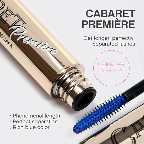 Vivienne Sabó Cabaret Premiere Black Mascara, Volume and Length, Defining, Curling, No Flaking, No Clumping, Smudge Proof, Washable, Cruelty-Free, Made in Europe, (01 Black), 0.3 Fl Oz, 1 Pack