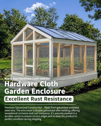 Hardware Cloth 1/2'' Chicken Wire Fencing 48'' x 100' 19-Gauge