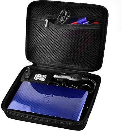 Comecase Case for HALO Bolt 58830/57720 mWh Charger and Jump Starter | Hard EVA and Mesh Pocket Protect and Organize AC Plug, Car Charger and Cables