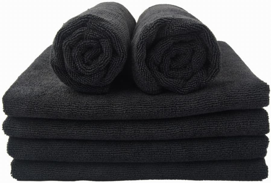 GREEN LIFESTYLE 24 Pack Black Pack Hand Towels 16 x 27 Premium Spa Quality, Super Soft and Absorbent for Gym, Pool, Spa, Salon and Home
