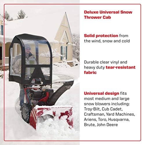 Arnold 490-241-0032 Univ Snow Thrower Cab, Black