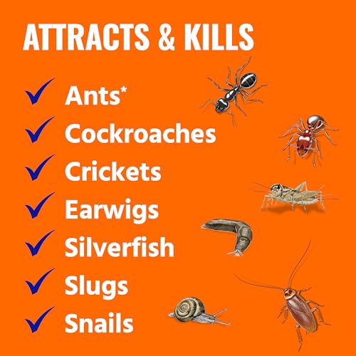 TERRO Perimeter Outdoor Ant Bait Plus, 2-Pack, 2 lb Shaker Canisters | Attracts and Kills Carpenter Ants, Roaches, Crickets, Earwigs, Silverfish, Slugs & Snails for Pest Control, 4-Week Protection