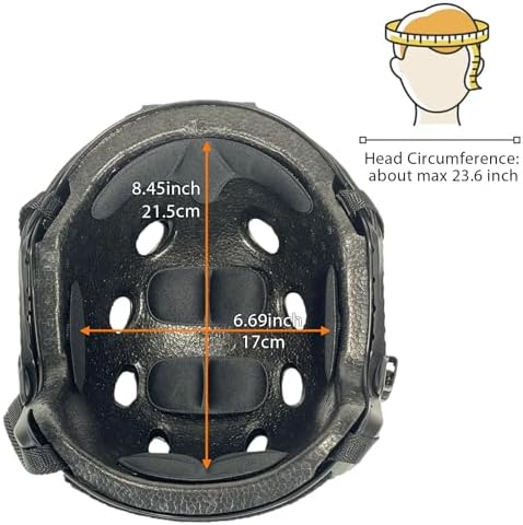 PJ Type Tactical Paintball Airsoft Fast Helmet