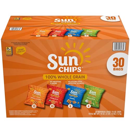 Sun Chips Variety Mix Box (30 Bags)