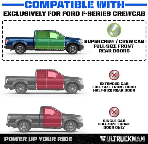 Under Seat Storage Box for F-150 Crew Cab & Super Duty 2015-2026 | Foam-cut for long gear. Hidden. Waterproof. No-drill. ULTRUCKMAN — Built for the Haul.
