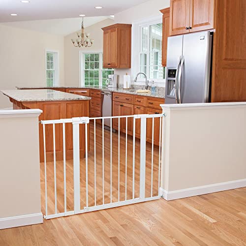 Safety 1st Extra Wide Baby Gate with Door: Premium Child Safety, Extra Tall Gate for Doorways, Dog Gates, Easy Installation, 36" Tall & Wide
