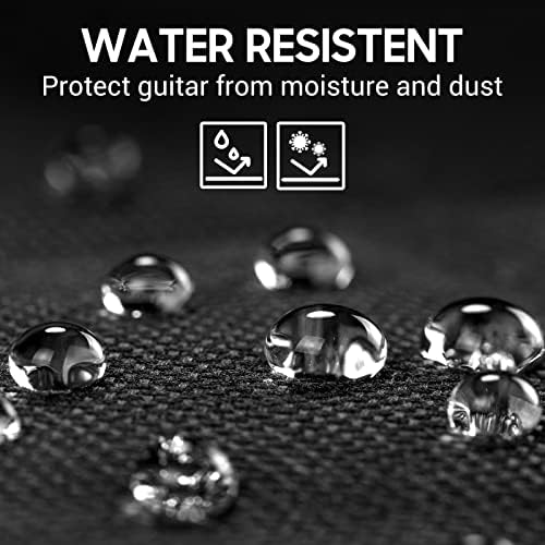 CAHAYA Guitar Bag Upgraded Premium Version for 40 41 42 Inch Acoustic Guitar Gig Bag 0.5in Thick Sponge Overly Padded Water Resistent Guitar Case