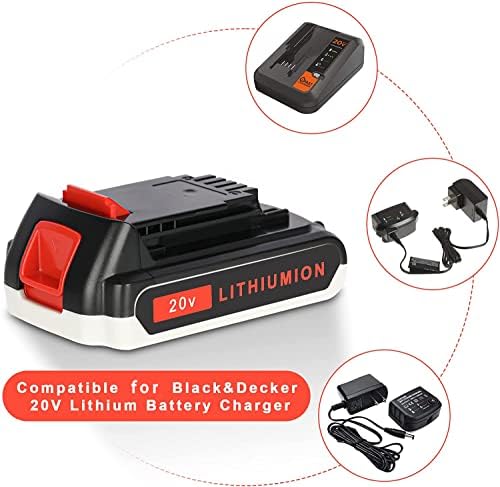 JYJZPB Replace Battery for Black and Decker 20V Lithium Battery LBXR20 Tool