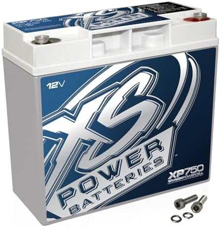 XS Power XP750 XP Series 12V 750 Amp AGM Supplemental Battery with M6 Terminal Bolt