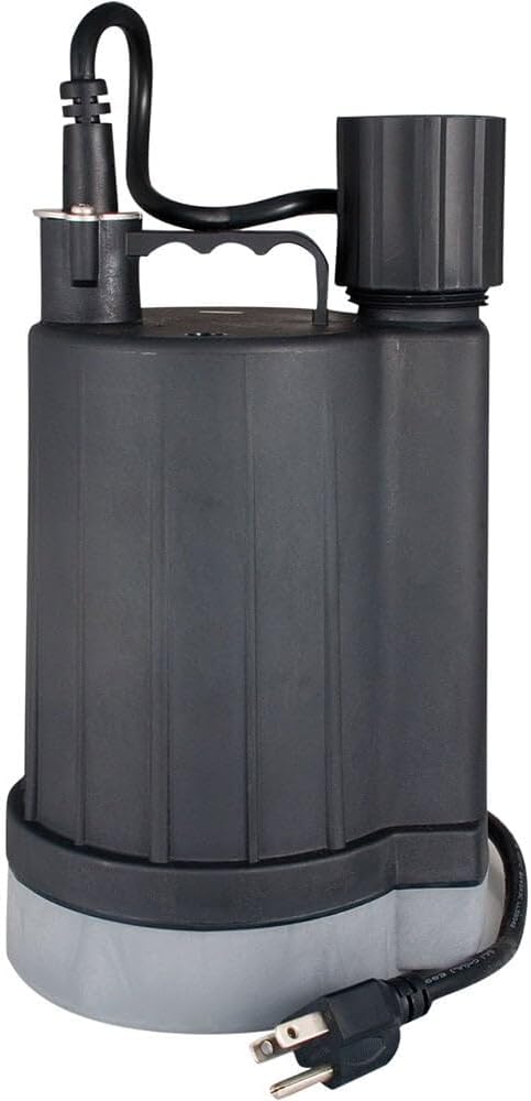 Star 2SUEL 1/4 HP Submersible Automatic Utility Pump with Electronic Water Sensor
