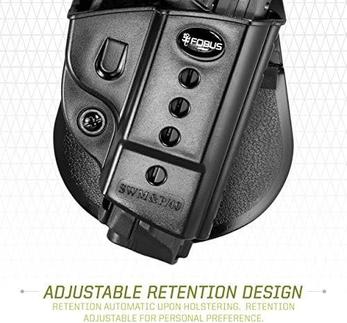 Fobus SWMP Concealed Carry OWB Paddle Holster for S&W M&P, M&P 2.0, SD9 VE, SD40 VE, CZ P-06, and Diamondback DB FS Nine