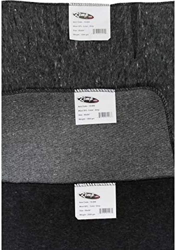 Kemp USA 80% Wool Multipurpose Blanket - Ideal for Camping Essentials, Disaster Relief, Military Use, Donations - Measures 60'' x 84''