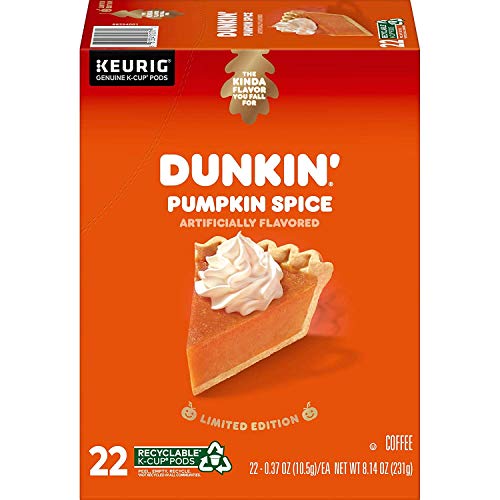 Dunkin' Pumpkin Spice Coffee, 22-Count Pods (2020) Limited Edition