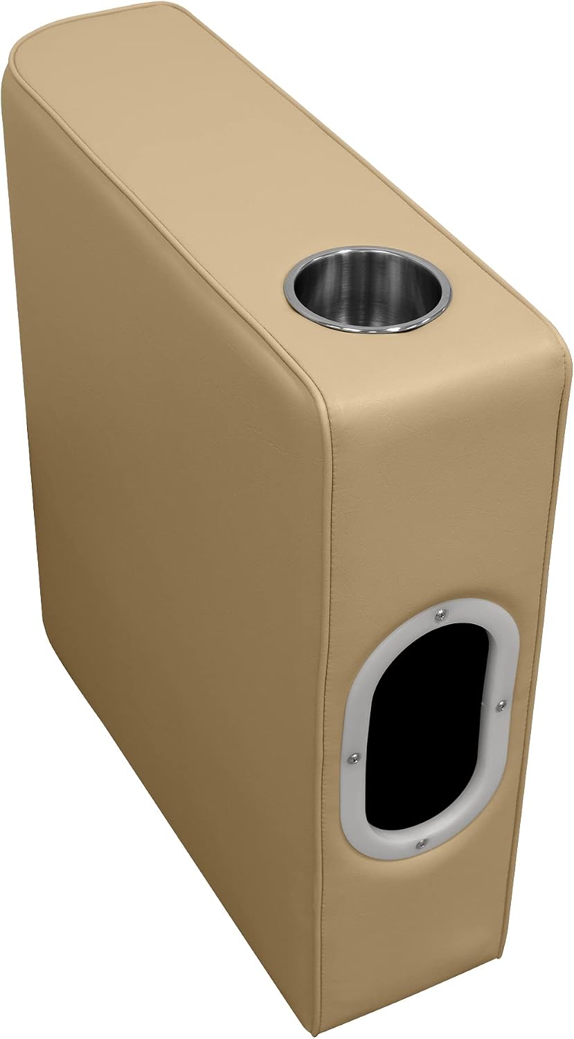 Wise 8WD112-204 Deluxe Series Pontoon Right Arm Rest, White
