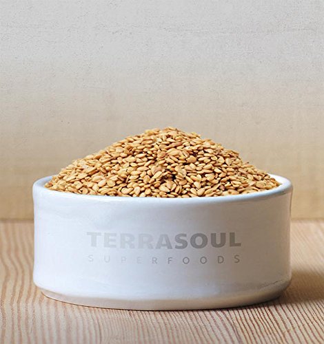 Terrasoul Superfoods Organic Golden Flax Seeds, 6 Lbs (3 Pack)