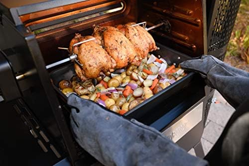 Masterbuilt® Gravity Series Rotisserie Accessory Attachment with Stainless Steel Spit Rods, Meat Claws and and Electric Power Source