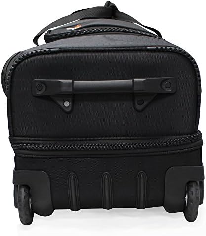 Pathfinder Gear 26 Inch Rolling Drop Bottom Duffel, Black, One Size