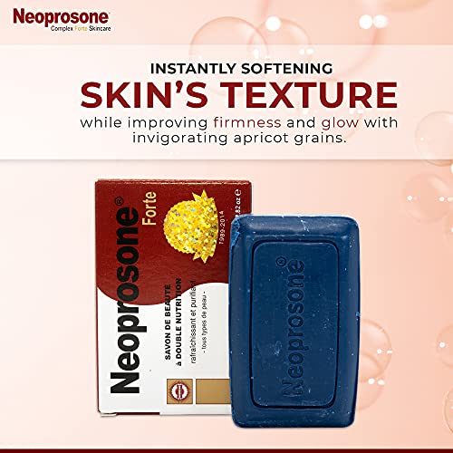 Neoprosone, Skin Brightening Soap | 2.02 oz / 80 g | Hyperpigmentation Soap, Fade Dark Spots on: Body, Knees, Face, Armpits | with Glycerin (2.82 Ounce (Pack of 1))