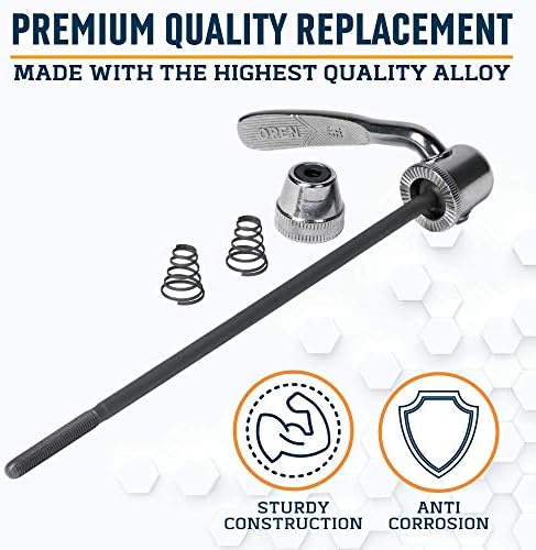 Alpcour Replacement Skewer – Quick Release Rear Wheel Axel Skewer for Road Mountain Bike Trainer – Indoor and Stationary Bicycle Training