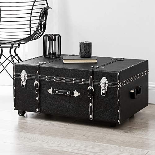 DormCo Texture® Brand Trunk - Black - Large