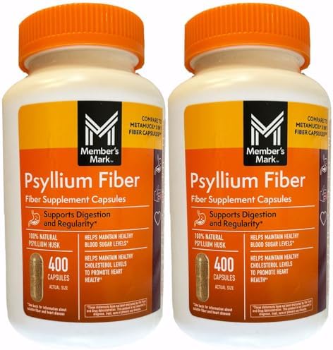 Member's Mark Fiber Capsules 2Pack (400 Count) Liquids, Toothpaste, etc. for at Least