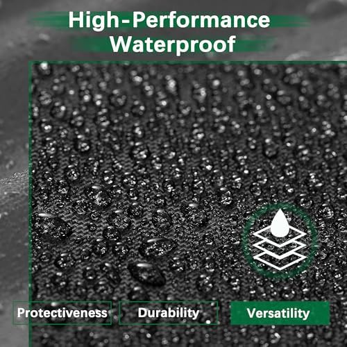 Himal Outdoors Riding Lawn Mower Cover Pro, Heavy Duty 600D to 54" | Polyester Oxford,Waterproof,UV Resistant,Universal Size Tractor Cover,Storage Bag