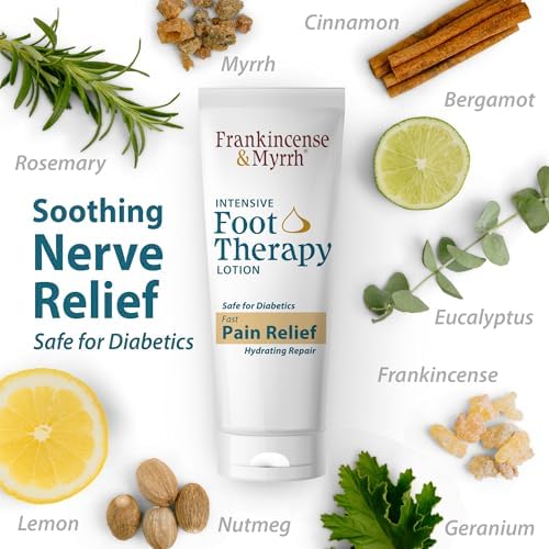 Frankincense & Myrrh Intensive Foot Therapy Lotion, Diabetic Relief, 3 oz