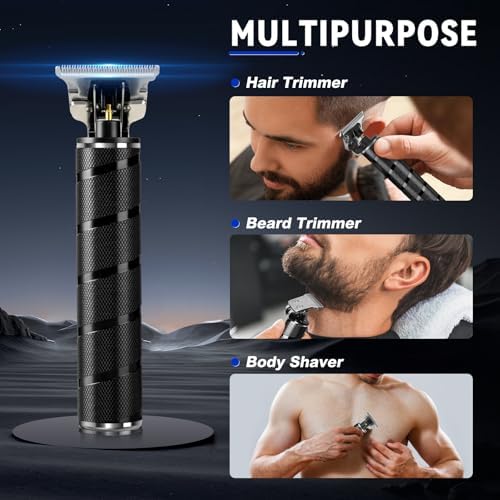 Ufree Beard Trimmer for Men, T-Blade Hair Trimmer, Zero Gap Edger Clippers