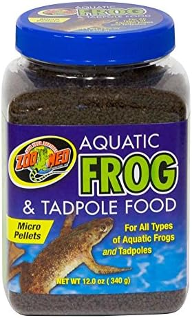 Zoo Med Aquatic Frog and Tadpole Food, 12 Ounces Each, Made in The USA (12 Ounces)
